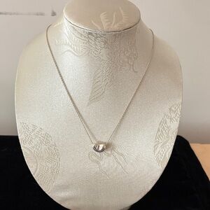 Tiffany Bean silver necklace